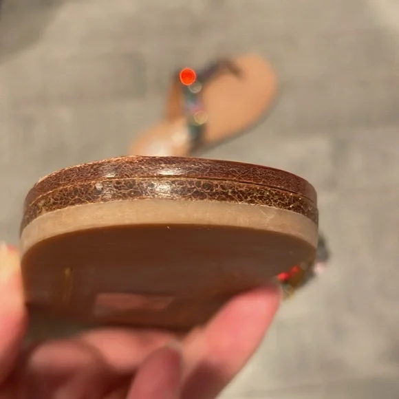 JEFFREY CAMPBELL Ibiza Naples Multicolor Jewel Embellished Sandals - Picture 12 of 16